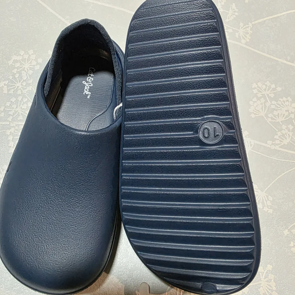 Toddler Boys' Rowan Slip-On Round-Toe Closed-Toe Blue Water Shoes Cat & Jack 10
